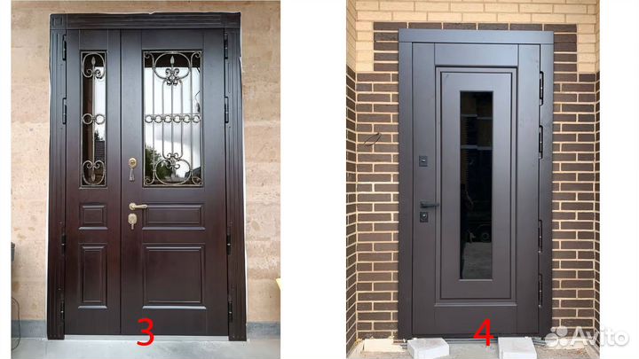 Уличные двери с терморазрывом. Держат 40 градусов