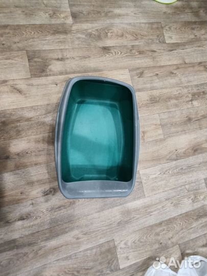 Кошачий лоток большой глубокий