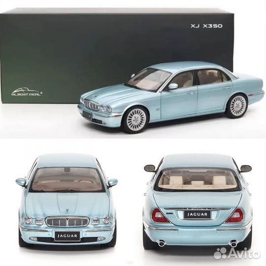 Jaguar XJ6 (X350) Seafrost 1/18 Almost Real