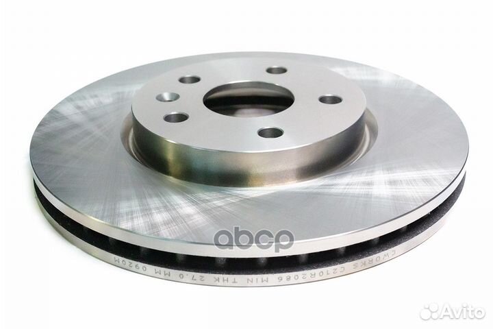 Тормозной диск передний C210R2086 cworks