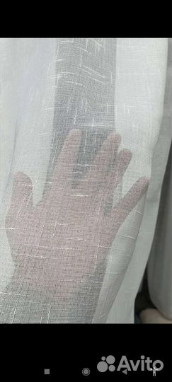 Тюль новый. Лён