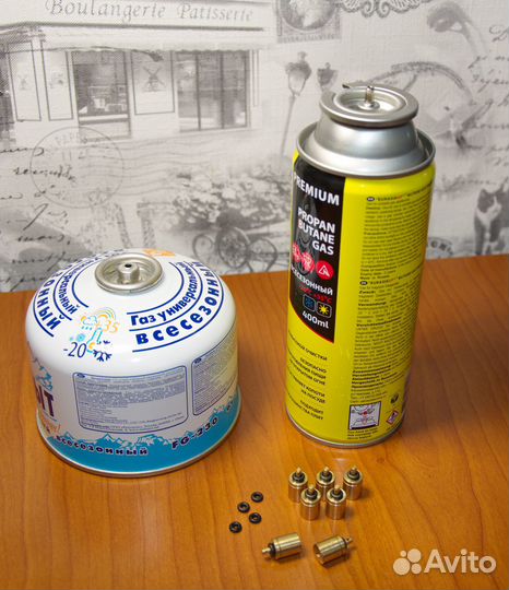 Переходник адаптер на газовый цанговый баллон