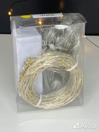 Гирлянда штора роса 3*3 новая