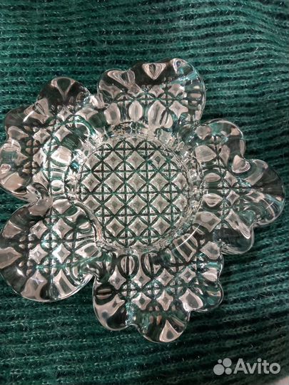 Хрустальная пепельница СССР