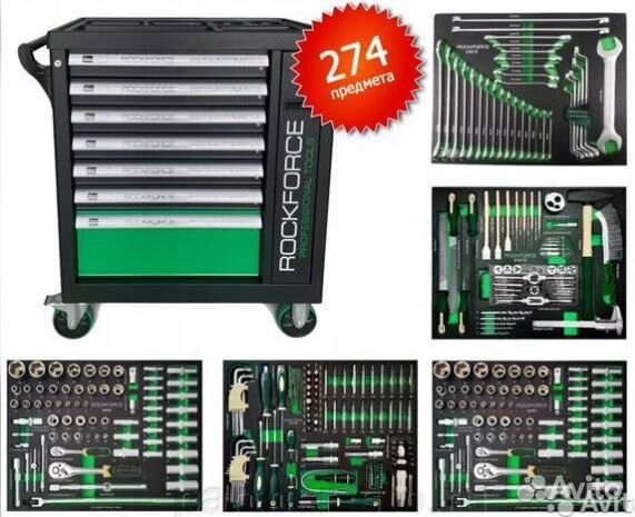 Тележка с набором инструментов 247 предметов