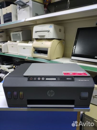 Цветной струйный мфу с снпч HP SMART tank 500