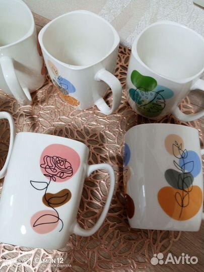 Набор кружек новый