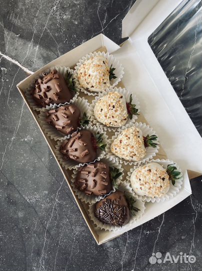 Клубника в бельгийском шоколаде. Набор №6