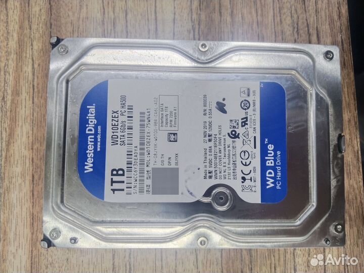 Жёсткий диск Western Digital Blue 1000gb