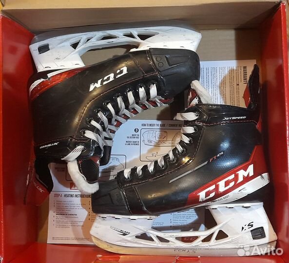 Коньки Хоккейные bauer Vapor x 500 полупро р38,5