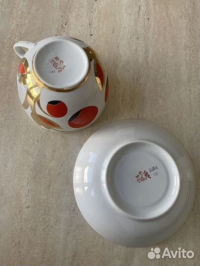 Чайная пара вербилки СССР