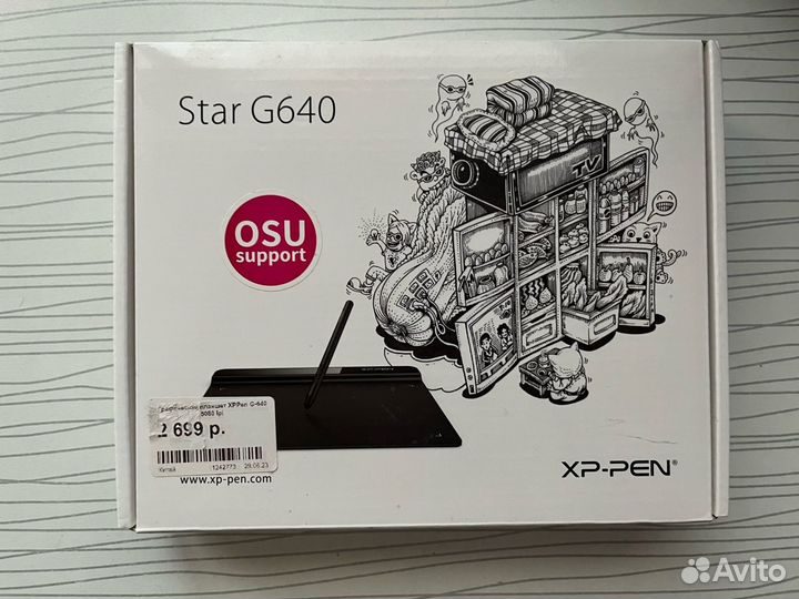 Графический планшет XP-Pen G-640