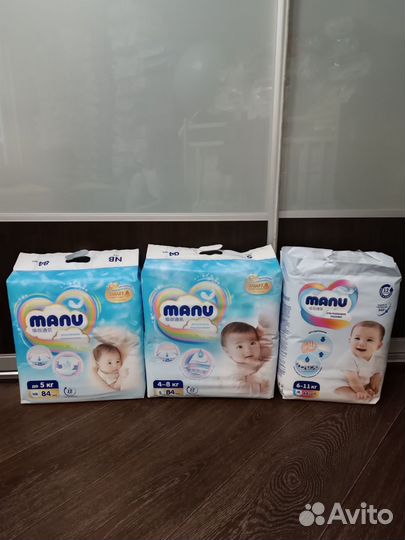 Подгузники, подгузники трусики Manu