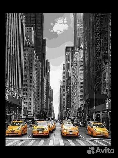 Картины по номерам,7шт. Без подрамника