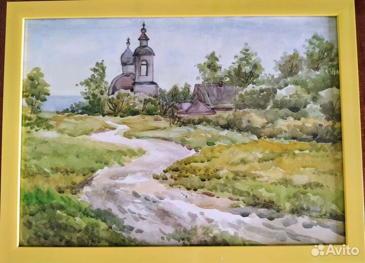 Картина Акварель Пейзаж