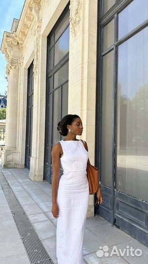 Платье льняное