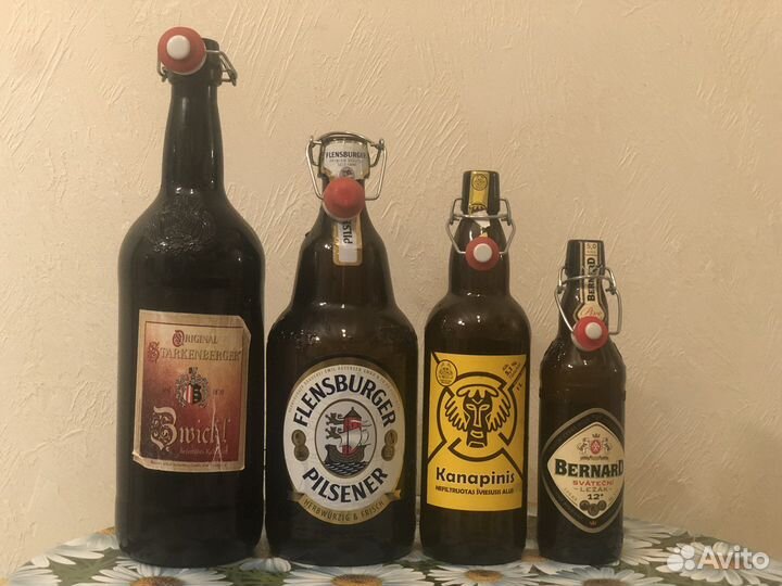 Бутылка с бугельной крышкой