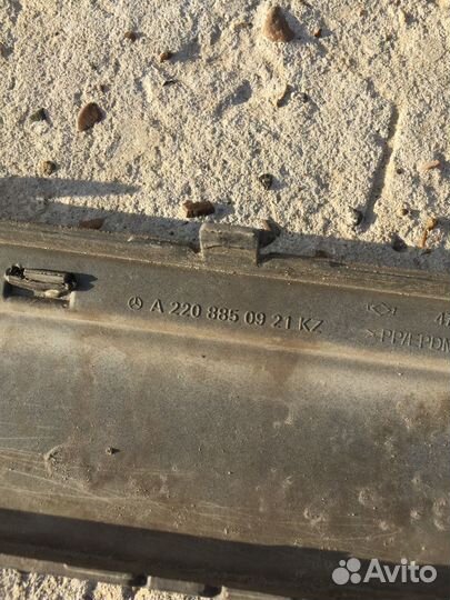 Молдинг заднего бампера правый Mercedes S430L W220