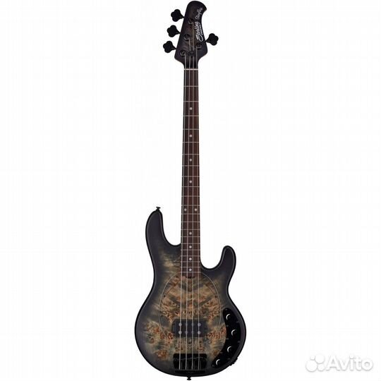 Бас-гитара Sterling StingRay Ray34PB Trans Black