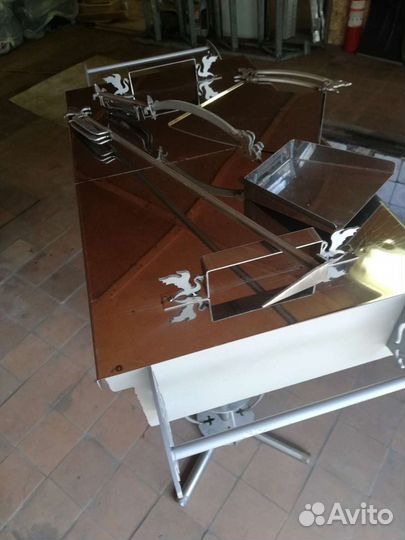 Мангал резной