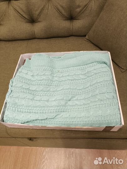 Плед вязаный