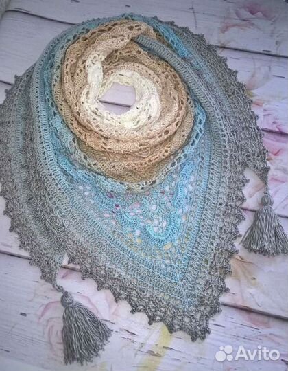 Бактус, шейный платок, шаль