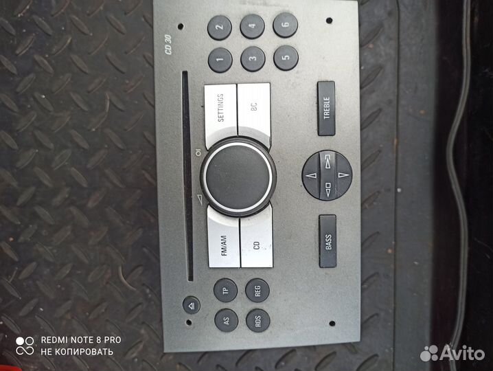 Штатная магнитола opel Corsa C