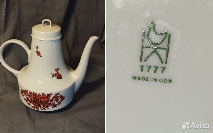 Фарфоровая посуда ГДР, СССР