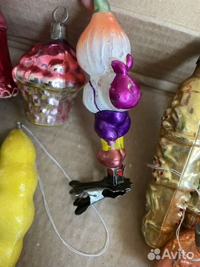 Елочные игрушки СССР