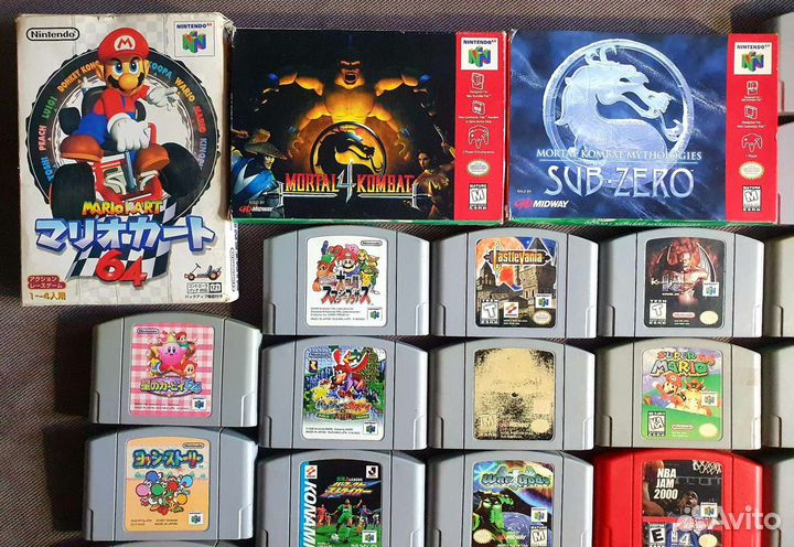 Картриджи nintendo 64