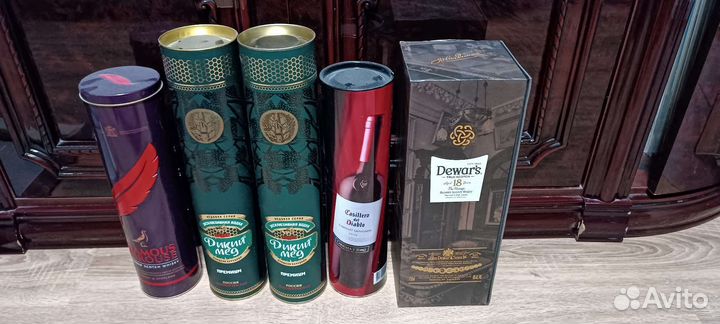 Коробки из под виски