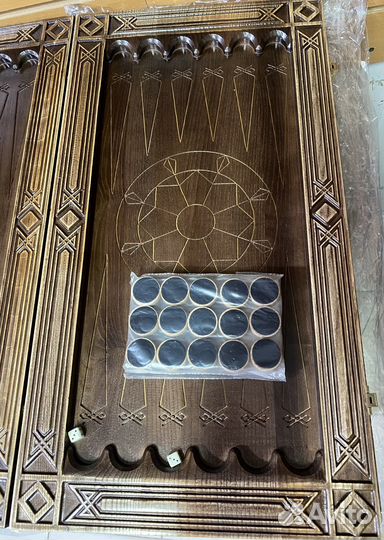 Нарды резные, массив дерева