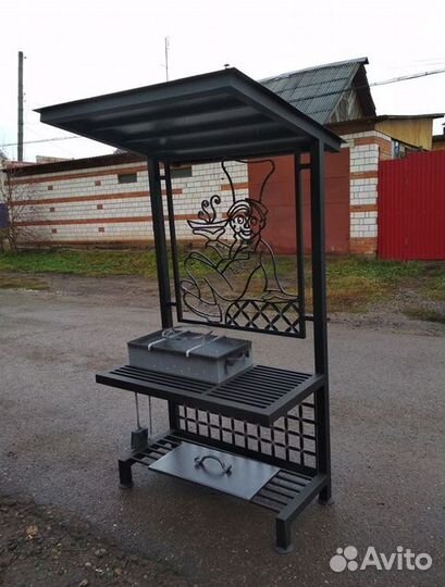 Мангал В стиле лофт