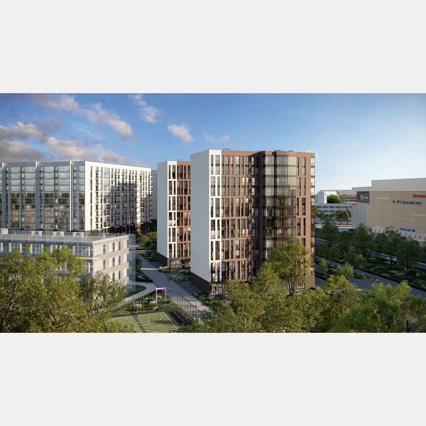 1-к. квартира, 45,3 м², 3/13 эт.