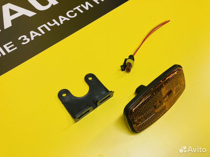 Боковые габаритные фонари Led стандарт овал к-т