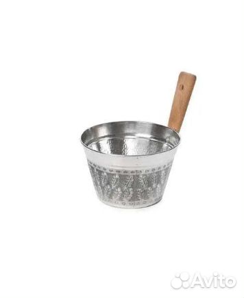 Ушат standart 5л ручка бук Alum 100% (дн)