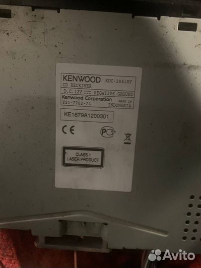 Магнитола kenwood kdc 3051ry