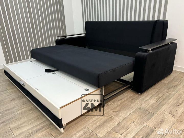 Диван на металлокаркасе для сна 