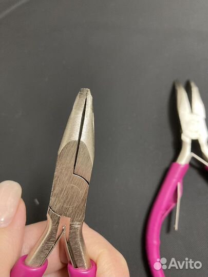 Длинногубцы изогнутые 12см брак
