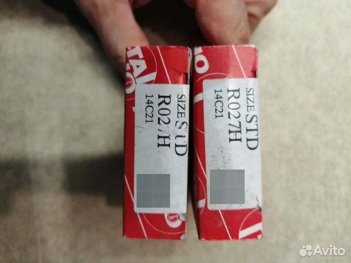 Вкладыши шатунные Toyota 3E / 5E R027 STD