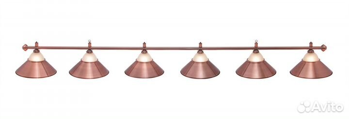 Светильник Fortuna Alison Red Bronze 6 плафонов