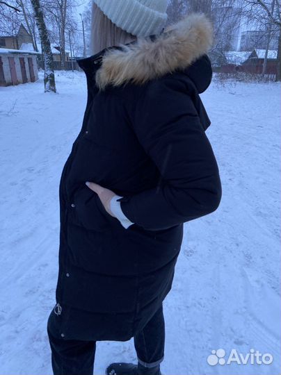 Пуховик зима женский 44 46 черная