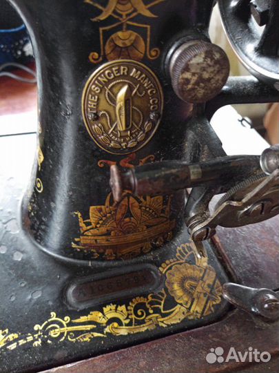 Рабочая швейная машинка Singer 1910 г