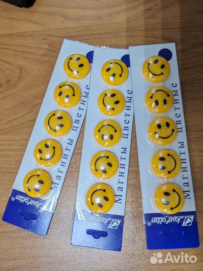 Магниты Смайлики набор