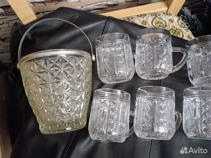 Кружки хрустальные