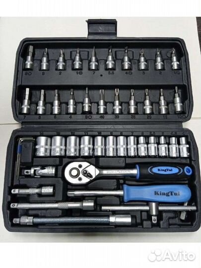 Набор инструментов в кейсе 46предметов новый