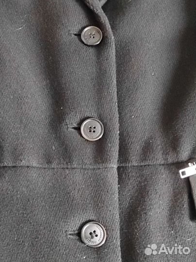 Пальто драповое женское Mango р. xl чёрное