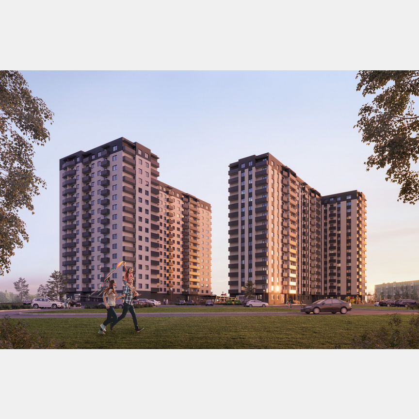 Квартира-студия, 33,6 м², 14/16 эт.