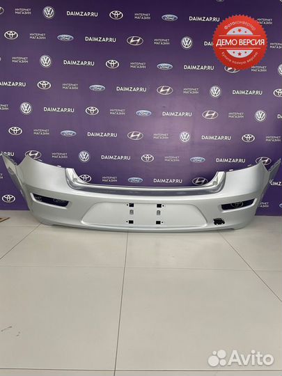 Бампер Задний Chevrolet Cruze Хэтчбек серебристый