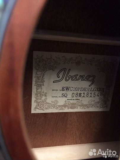 Ibanez EW C30pderlg1201 электроакустическая гитара